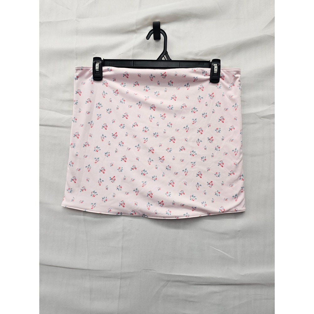 Wild Fable Womens Floral Mini Skirt Pink Polyester Blend Casual Size XXL